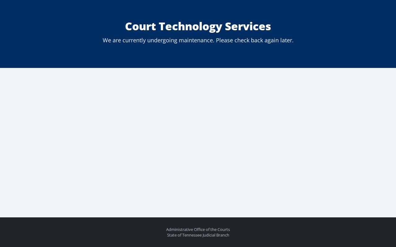 Sullivan County arrest warrant court process within the Tennessee court structure